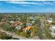 Wide aerial view of neighborhood showcasing waterfront at 1388 Brightwaters Ne Blvd, St Petersburg, FL 33704