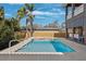 Sparkling pool with a spa and ample surrounding space at 1388 Brightwaters Ne Blvd, St Petersburg, FL 33704