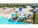 Dual water slide at resort-style lagoon at 16820 Anchor Root St, Wimauma, FL 33598
