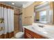 Clean bathroom with shower/tub combo and vanity at 2750 E Bay Dr # 15E, Largo, FL 33771