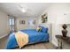 Spacious bedroom with ocean view and a king-size bed at 3100 Gulf Blvd # 424, Belleair Beach, FL 33786