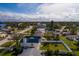 Aerial view of home near waterfront community at 5946 Bayou Grande Ne Blvd, St Petersburg, FL 33703