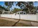 House exterior with white fence and landscaping at 601 Paris S Ave, St Petersburg, FL 33701