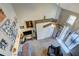 Upstairs bedroom with a view of living area below at 6262 142Nd N Ave # 505, Clearwater, FL 33760
