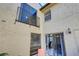 Exterior view showing building details and sliding glass door at 6262 142Nd N Ave # 505, Clearwater, FL 33760