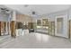 Living room with exposed walls and flooring during renovations at 1890 San Mateo Dr, Dunedin, FL 34698