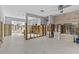 A living room under renovation with exposed walls and floors at 1890 San Mateo Dr, Dunedin, FL 34698