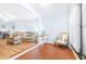 Living room with hardwood floors and comfy seating at 3466 Maclaren Dr, Palm Harbor, FL 34684