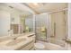 Updated bathroom with tub and shower combination at 9404 Rockbridge Cir # 9404, New Port Richey, FL 34655
