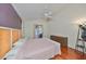 Spacious bedroom featuring a large bed and plenty of natural light at 16402 Lake Heather Dr, Tampa, FL 33618
