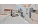 Updated kitchen featuring white cabinets, quartz countertops, and a stylish sink at 16402 Lake Heather Dr, Tampa, FL 33618