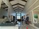 Bright lobby features soaring ceilings, modern lighting, and comfortable seating at 17702 Cresswind Ter, Bradenton, FL 34211