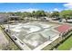 Community bocce ball court with covered seating areas at 2434 Australia E Way # 42, Clearwater, FL 33763