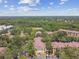Sprawling aerial view of residential buildings surrounded by trees, showcasing lush greenery and the community's overall landscape at 5606 Pinnacle Heights Cir # 304, Tampa, FL 33624