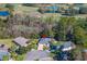 Aerial view showcasing house location near golf course at 11116 Jenkins Ct, San Antonio, FL 33576