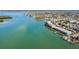 Aerial view of waterfront community and neighborhood at 250 126Th Ave # 206, Treasure Island, FL 33706