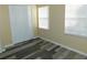 Well-lit bedroom with sleek vinyl flooring, a spacious closet and two large windows offering ample natural light at 262 Countryside Key Blvd, Oldsmar, FL 34677