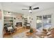 Living area with sliding doors leading to patio at 3911 King Dr, Brandon, FL 33511