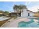 Relaxing kidney-shaped pool and patio area at 3911 King Dr, Brandon, FL 33511