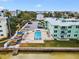 Perfect waterfront pool for a refreshing swim, with parking and a kayak area nearby at 464 N Paula Dr # 322, Dunedin, FL 34698