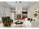 Inviting living room with a cozy fireplace and comfortable seating at 10106 Radcliffe Dr, Tampa, FL 33626