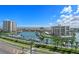 Aerial view of the community, highlighting its waterfront location and amenities at 1660 Gulf Blvd # 706, Clearwater Beach, FL 33767