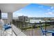 Enjoy breathtaking water and city views from this balcony at 1660 Gulf Blvd # 706, Clearwater Beach, FL 33767
