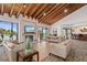 Community room boasts ocean views, fireplace, and ample seating at 1660 Gulf Blvd # 706, Clearwater Beach, FL 33767