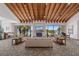 Community room with ocean view, fireplace, and comfy seating at 1660 Gulf Blvd # 706, Clearwater Beach, FL 33767