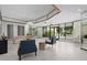 Lobby features modern seating, large windows, and bright lighting at 1660 Gulf Blvd # 706, Clearwater Beach, FL 33767