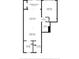 Floor plan showcasing layout of living room, kitchen, dining area, bedroom, bathroom, and screened porch at 3717 46Th S Ave # 6, St Petersburg, FL 33711