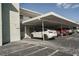 Convenient covered parking area with assigned spots near the building's entrance at 3717 46Th S Ave # 6, St Petersburg, FL 33711