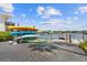 Private waterfront access with kayak rack, boat dock, and picturesque water views at 3717 46Th S Ave # 6, St Petersburg, FL 33711