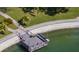Private dock on a calm waterway at 4525 Cove Cir # 1002, St Petersburg, FL 33708