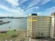 Building exterior showcasing waterfront location and desirable features at 4525 Cove Cir # 1002, St Petersburg, FL 33708
