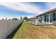 Spacious backyard with a private deck and a view of the community at 4925 New England Blvd # 204, New Port Richey, FL 34652