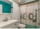 Simple bathroom with beach-themed decor at 4925 New England Blvd # 204, New Port Richey, FL 34652