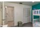Bedroom with built-in closets and light flooring at 4925 New England Blvd # 204, New Port Richey, FL 34652