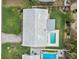 Aerial view showing home's pool, backyard, and location at 6212 43Rd N Ave, Kenneth City, FL 33709