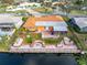 House with canal access, backyard patio, and lush landscaping at 6888 121St N St, Seminole, FL 33772