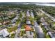 Wide aerial showcasing waterfront community at 6888 121St N St, Seminole, FL 33772