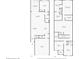 Floor plan of the house showing layout of rooms on both floors with dimensions at 1003 Starboard Ct, Oldsmar, FL 34677
