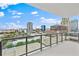 Expansive balcony with panoramic city views at 301 1St S St # 1005, St Petersburg, FL 33701