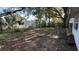 Overgrown backyard with chain link fence at 5641 1St Ne St, St Petersburg, FL 33703