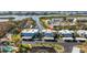 Aerial view of condo building and location at 9386 Tradewinds Ave, Seminole, FL 33776