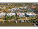 Aerial view of condo, location, and waterway at 9386 Tradewinds Ave, Seminole, FL 33776