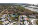 Condo community view from above, near water at 9386 Tradewinds Ave, Seminole, FL 33776
