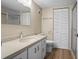 Bathroom with vanity, toilet, and shower at 9386 Tradewinds Ave, Seminole, FL 33776
