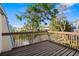 Spacious deck overlooking the waterway with treetop views at 9386 Tradewinds Ave, Seminole, FL 33776