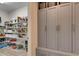 Well-organized pantry with ample shelving for storage at 13038 Pennybrook Dr, Riverview, FL 33579